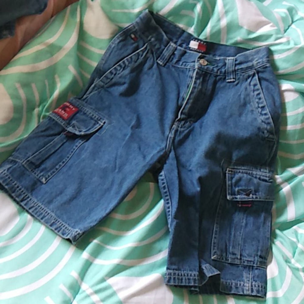 Size 10 Tommy Hilfiger Boys Jean Cargo Shorts